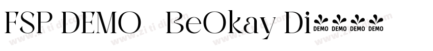 FSP DEMO   BeOkay Di字体转换